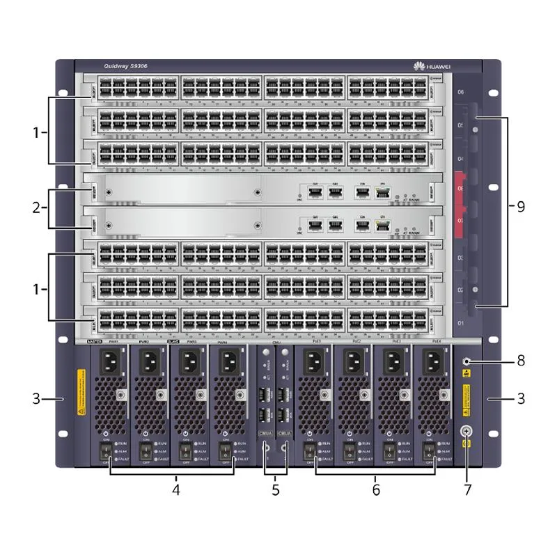 S9306 02113090 02113196 Assembly Poe Supported Chassis Network Switch